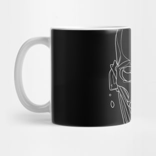 Messenger Skull Black Mug